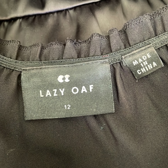 Lazy Oaf Pretty Ugly Babydoll Dress Black 12 - Picture 11 of 14